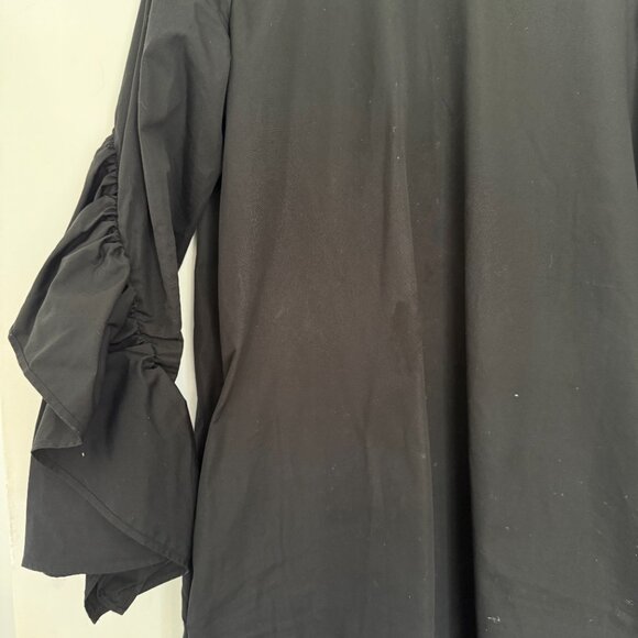 COS Dress With Sleeve Ruffles Black US 8 beautiful - Picture 4 of 8